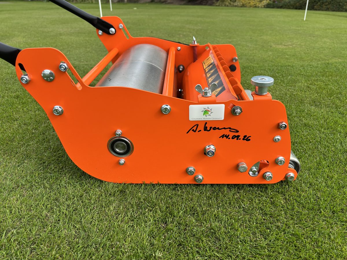 Cylinder Mower Germany Falkenstein Light – signiert von A. Krauss, 14.09.26